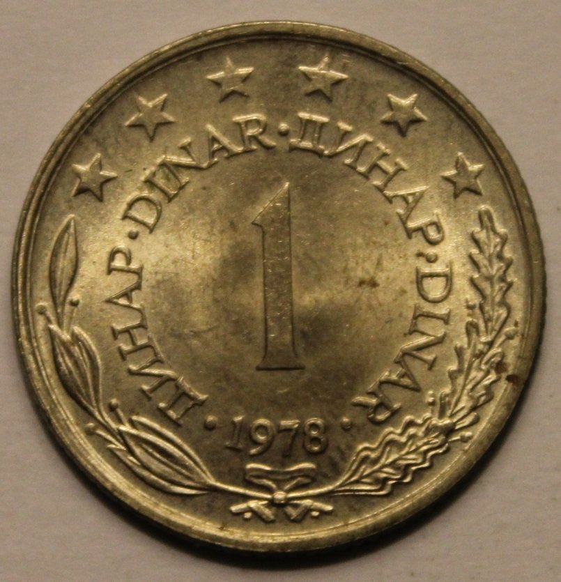 1-dinar coin of 1978