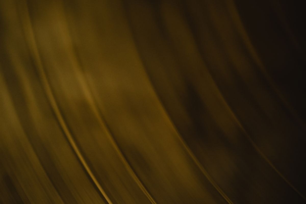 Vinyl record grooves in close-up