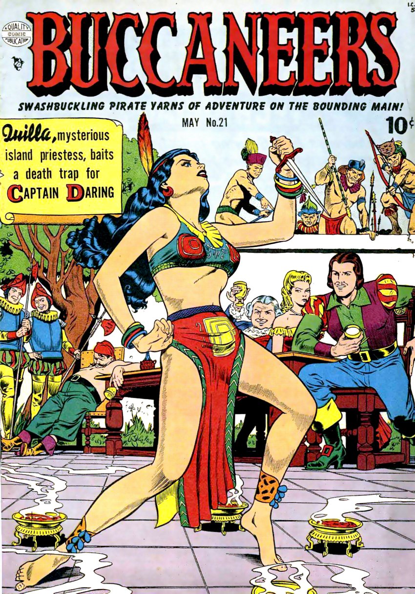 Cover of Buccaneers comic #21
