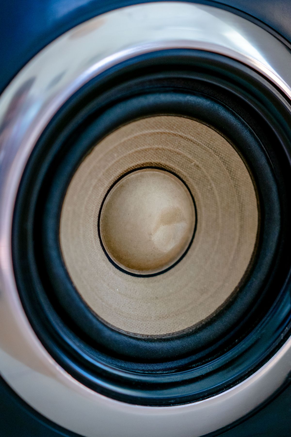 Speaker cone close-up